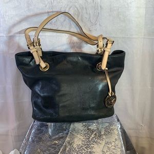 Michael Kors Black Leather Purse